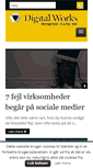Mobile Screenshot of digitalworks.dk