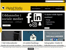 Tablet Screenshot of digitalworks.dk